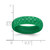 Silicone Green Mermaid Pattern 5.7 mm Domed Wedding Band - View 4