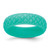 Silicone Sky Blue Mermaid Pattern 5.7 mm Domed Wedding Band