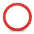 Silicone Red Mermaid Pattern 5.7 mm Domed Wedding Band - View 2