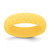 Silicone Yellow Mermaid Pattern 5.7 mm Domed Wedding Band