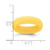 Silicone Yellow Mermaid Pattern 5.7 mm Domed Wedding Band - View 4