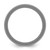 Silicone Dark Gray 8.70 mm Flat Edge Wedding Band - View 2