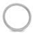 Silicone Metallic Silver 8.70 mm Flat Edge Wedding Band - View 2