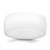 Silicone White 8.70 mm Flat Edge Wedding Band