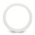Silicone White 8 mm Grid Pattern Wedding Band - View 2