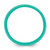 Silicone Aqua Blue 8.50 mm Grooved Wedding Band - View 2