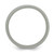Silicone Light Gray 8.50 mm Grooved Wedding Band - View 2