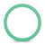 Silicone Mint Green 4 mm Ridged Edge Wedding Band - View 2