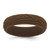 Silicone Brown 5.70 mm Wood Grain Pattern Wedding Band