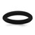 Silicone Black 3 mm Round Wedding Band