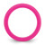 Silicone Fuchsia 3 mm Round Wedding Band - View 2