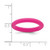 Silicone Fuchsia 3 mm Round Wedding Band - View 4