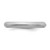 Silicone Metallic Silver 3 mm Wedding Band - View 3