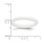 Silicone White 3 mm Wedding Band - View 4