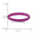 Silicone Dark Purple 3 mm Braided Wedding Band - View 4