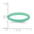 Silicone Mint Green 3 mm Braided Wedding Band - View 4