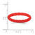 Silicone Red 3 mm Braided Wedding Band - View 4