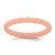 Silicone Rose Pink 3 mm Braided Wedding Band