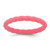 Silicone Watermelon Pink 3 mm Braided Wedding Band