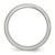 Stainless Steel Sterling Silver Inlay Ridged Edge Brushed and Polished Wedding Band, 6 mm - View 2