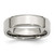 Chisel Stainless Steel Polished 6 mm Beveled Edge Wedding Band, Flat