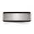Chisel Stainless Steel Polished Black Ion-Plated with Brushed Center 8 mm Beveled Edge Wedding Band, Flat - View 3