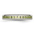 Chisel Stainless Steel Polished 4 mm August Light Green Cubic Zirconia Ring - View 3