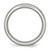 Chisel Stainless Steel Polished 4 mm Black Cubic Zirconia Ring - View 2