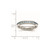 Chisel Stainless Steel Polished 4 mm December Teal Cubic Zirconia Ring - View 6