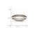 Chisel Stainless Steel Polished 4 mm February Purple Cubic Zirconia Ring - View 6