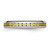 Chisel Stainless Steel Polished 4 mm November Yellow Cubic Zirconia Ring - View 3