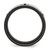 Chisel Stainless Steel Brushed and Polished Black Ion-Plated Crosses 7 mm Wedding Band, Flat - View 2