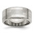 Stainless Steel Polished and Textured 10 mm Band Ring
