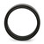 Chisel Stainless Steel Brushed Black Ion-Plated with Cross 9 mm Wedding Band, Flat - View 2