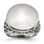 Stainless Steel Polished Circle Ring - SR227
