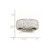 Chisel Stainless Steel Polished with Crystal 9 mm Band Ring - View 6
