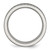 Stainless Steel with Sawtooth Accent & Black Ceramic Center Wedding Band, 8 mm - View 2