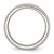Chisel Stainless Steel Base with Polished Black Ceramic Center Beveled Wedding Band, 7.5 mm, Half Round - View 2