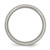 Chisel Stainless Steel Polished with Grey Carbon Fiber Inlay 6 mm Wedding Band - View 2