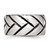 Stainless Steel Polished Braided Design Ring, 12 mm - View 3