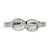 Chisel Stainless Steel Polished Infinity Symbol with Cubic Zirconia Ring, 6 mm - View 4