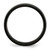 Chisel Stainless Steel Polished Black Ion-Plated 6 mm Wedding Band, Domed - View 2