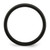 Chisel Stainless Steel Polished Black Ion-Plated 7 mm Wedding Band, Domed - View 2