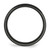 Chisel Stainless Steel Polished Black Ion-Plated 6 mm Flat Wedding Band - View 2