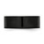 Chisel Stainless Steel Polished Black Ion-Plated 8 mm Flat Wedding Band - View 3