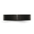Chisel Stainless Steel Brushed Black Ion-Plated 5 mm Flat Wedding Band - View 3