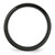 Chisel Stainless Steel Brushed Black Ion-Plated 6 mm Flat Wedding Band - View 2