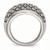 Stainless Steel Polished and Antiqued Ring - SR340 - View 2