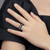 Stainless Steel Polished Black Ion-Plated 12 mm Wedding Band - View 7
