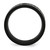 Chisel Stainless Steel Brushed and Polished Black Ion-Plated with Cubic Zirconia 9 mm Flat Wedding Band - View 2